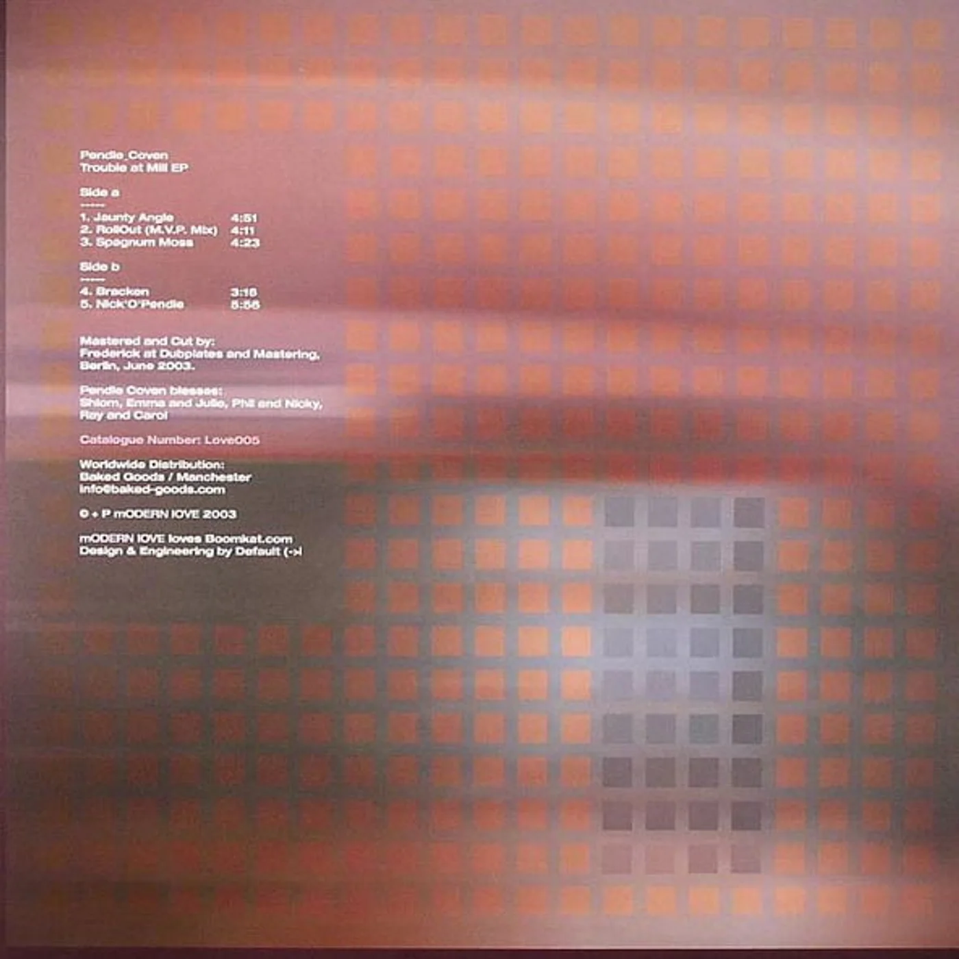Pendle Coven - Trouble At Mill EP